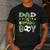 Dad Of The Birthday Boy Soccer Player Game Day Men's Casual T-Shirt Dark Grey