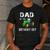 Dad Of The Birthday Boy Vintage Farm Tractor Party Family Men's Casual T-Shirt Dark Grey