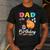 Dad Of The Birthday Capybara Girl Bday Party Family Men's Casual T-Shirt Dark Grey