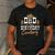 Dad Of The Birthday Cowboy Themed Birthday Boy Rodeo Cowboy Men's Casual T-Shirt Dark Grey