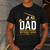 Dad Birthday Crew Construction Men's Casual T-Shirt Dark Grey