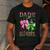 Dad Of The Birthday Girl Coquette Matching Family Party Men's Casual T-Shirt Dark Grey