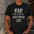 Dad Of The Birthday Girl Daddy & Daughter Bday Party Father Men's Casual T-Shirt Dark Grey