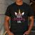 Dad Of The Birthday Girl Father Unicorn Birthday Small Men's Casual T-Shirt Dark Grey