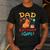 Dad Of The Birthday Girl Kids Cute Capybara Bday Family Men's Casual T-Shirt Dark Grey
