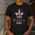 Dad Of The Birthday Girl Matching Family Unicorn Party Men's Casual T-Shirt Dark Grey Dad Of The Birthday Girl Matching Family Unicorn Party Men's Casual T-Shirt Dark Grey