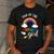 Dad Of The Birthday Girl Rainbow B-Day Matching Family Men's Casual T-Shirt Dark Grey