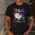 Dad Of The Birthday Girl Skater Roller Skate Family Party Men's Casual T-Shirt Dark Grey
