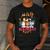 Dad Of The Birthday Girl Zoo Theme Animal Party Safari Cool Men's Casual T-Shirt Dark Grey