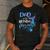 Dad Of The Birthday Mermaid Family Matching Father Dad Papa Men's Casual T-Shirt Dark Grey