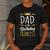 Dad Of The Birthday Princess Shirt Daddy Men Birthday Party Men's Casual T-Shirt Dark Grey