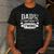 Dad Of The Birthday Twins Cute Twin Celebrate Father Daddy Men's Casual T-Shirt Dark Grey