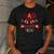 Dad Of The Birthday Twins Ladybug Birthday Family Matching Men's Casual T-Shirt Dark Grey