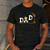 Dad Construction Excavator Family Matching Bday Party Men's Casual T-Shirt Dark Grey