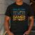 Dad By Day Gamer By Night Video Games Lover Gamer Dad Men's Casual T-Shirt Dark Grey