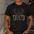 Dad Deer Hunting Camo Father Hunters Buck Camouflage Nature Men's Casual T-Shirt Dark Grey