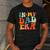 In My Dad Era Groovy Papa Daddy Fathers Day For Men Men's Casual T-Shirt Dark Grey In My Dad Era Groovy Papa Daddy Fathers Day For Men Men's Casual T-Shirt Dark Grey