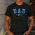 Dad Est 2026 Blue Baby Feet First Time Boy Daddy Men's Casual T-Shirt Dark Grey