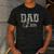 Dad Est 2026 Camo Old School Men Father's Day Dada Men's Casual T-Shirt Dark Grey