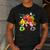 Dad Farm Animal Birthday Family Matching Party Men's Casual T-Shirt Dark Grey