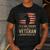 Im A Dad Grandpa And A Veteran Nothing Scares Me Veteran Men's Casual T-Shirt Dark Grey