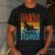 Dad Its Not A Dad BOD Its A Father Figure Graphic Men's Casual T-Shirt Dark Grey