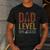 Dad Level Unlocked Father To Be New Daddy Men's Casual T-Shirt Dark Grey