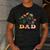 Dad Of The Little Wildflower Birthday Party Baby Shower Men's Casual T-Shirt Dark Grey