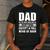 Dad The Man Who Has Everything But Hair Father's Day Men's Casual T-Shirt Dark Grey Dad The Man Who Has Everything But Hair Father's Day Men's Casual T-Shirt Dark Grey