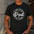 DAD The Man The Myth The Legend Father's Day Men's Casual T-Shirt Dark Grey