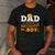 Dad Mom Of The Birthday Boy Kid Construction Matching Family Men's Casual T-Shirt Dark Grey