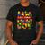 Dad And Mom Dada Birthday Boy Building Bricks Family Party Men's Casual T-Shirt Dark Grey