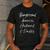 Dad Not Boyfriend Fiance Marked Out Husband & Daddy Men's Casual T-Shirt Dark Grey