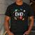 Dad Outer Space Galaxy Birthday For Family Men's Casual T-Shirt Dark Grey