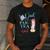 Dad Of The Par-Tea Girl Floral Tea Party Birthday Family Men's Casual T-Shirt Dark Grey