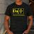 Dad Periodic Table Of Elements Men's Casual T-Shirt Dark Grey Dad Periodic Table Of Elements Men's Casual T-Shirt Dark Grey