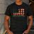 Dad Protector Hero Legend USA Flag Dad Father's Day Men's Casual T-Shirt Dark Grey