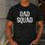 Dad Squad Cool Men's Casual T-Shirt Dark Grey Dad Squad Cool Men's Casual T-Shirt Dark Grey