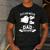 Dad Squared Fathers Day Dad Of Two Cool Daddy Of 2 Men's Casual T-Shirt Dark Grey