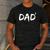 Dad Squared Shirt Father Of Two Kids Daddy Again Shirt Men's Casual T-Shirt Dark Grey