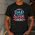 My Dad Is My Superhero Best Dad Father's Day Cool Kids Men's Casual T-Shirt Dark Grey