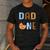 Dad Of The Sweet One Cookies And Milk 1st Birthday Party Men's Casual T-Shirt Dark Grey Dad Of The Sweet One Cookies And Milk 1st Birthday Party Men's Casual T-Shirt Dark Grey