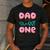 Dad Of Sweet One First Birthday Matching Family Donut Theme Men's Casual T-Shirt Dark Grey Dad Of Sweet One First Birthday Matching Family Donut Theme Men's Casual T-Shirt Dark Grey