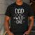 Dad Of The Wild One Shirt 1st Birthday Safari Men's Casual T-Shirt Dark Grey