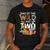 Dad Of The Wild Two Zoo 2nd Birthday Safari Jungle Animal Men's Casual T-Shirt Dark Grey Dad Of The Wild Two Zoo 2nd Birthday Safari Jungle Animal Men's Casual T-Shirt Dark Grey