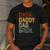Dada Daddy Dad Bruh Retro Vintage Fathers Day Vintage Men's Casual T-Shirt Dark Grey