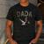 Dada Duck Hunting One Lucky Duck 1st Birthday Family Party Men's Casual T-Shirt Dark Grey