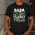 Dada Of The Lucky One First Birthday St Patrick's Day Men's Casual T-Shirt Dark Grey