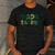 Dada Saurus Dad Dinosaur Three Rex Birthday Boy Girl Family Men's Casual T-Shirt Dark Grey