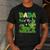 Dada Of The Three Rex Birthday Dinosaur Family Matching Men's Casual T-Shirt Dark Grey